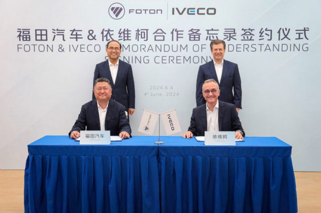 IVECO e_Foton hanno firmato un memorandum
